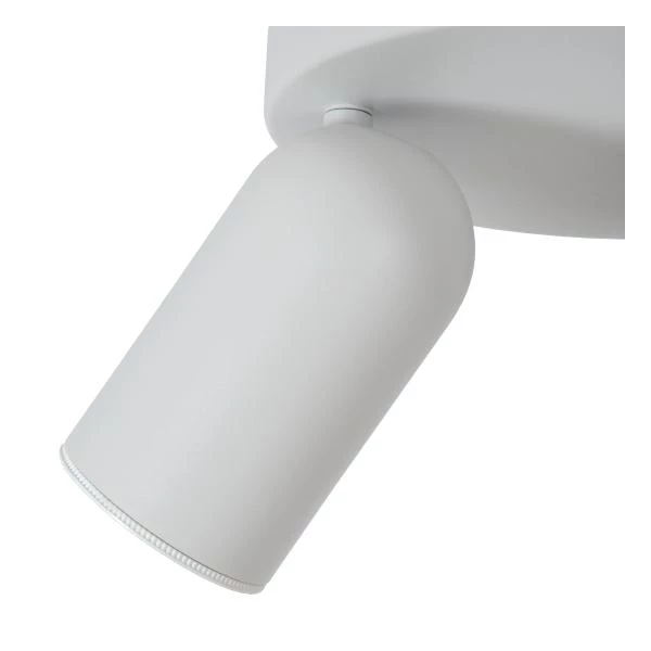 Lucide PUNCH - Ceiling spotlight - Ø 21 cm - 3xGU10 - White - detail 2